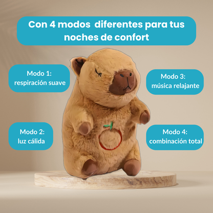 Peluche de capibara que respira